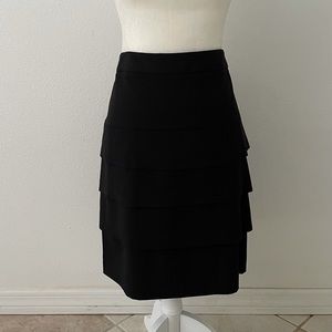 Black Ruffled Skirt